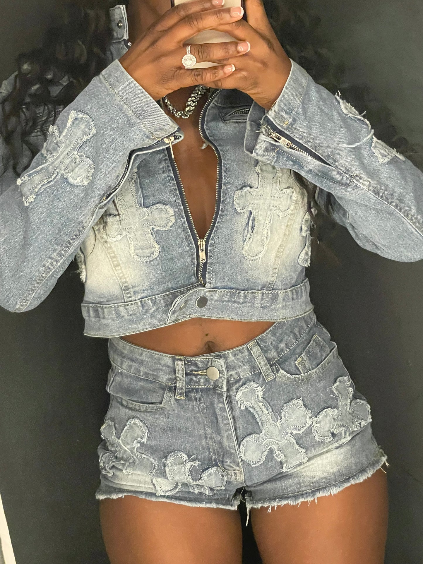 Crossed Denim
