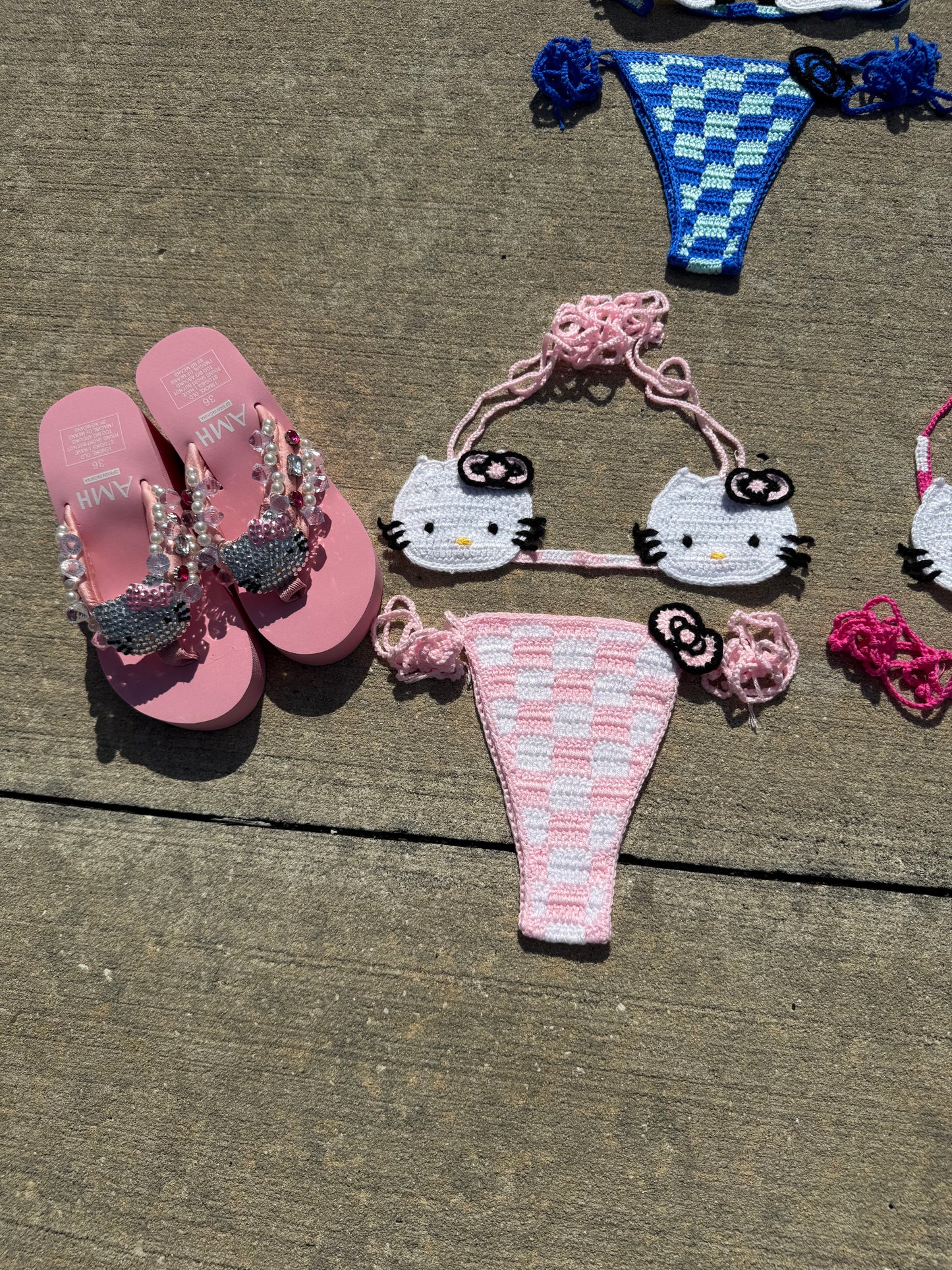 Hello Kitty Crochet Swimsuit