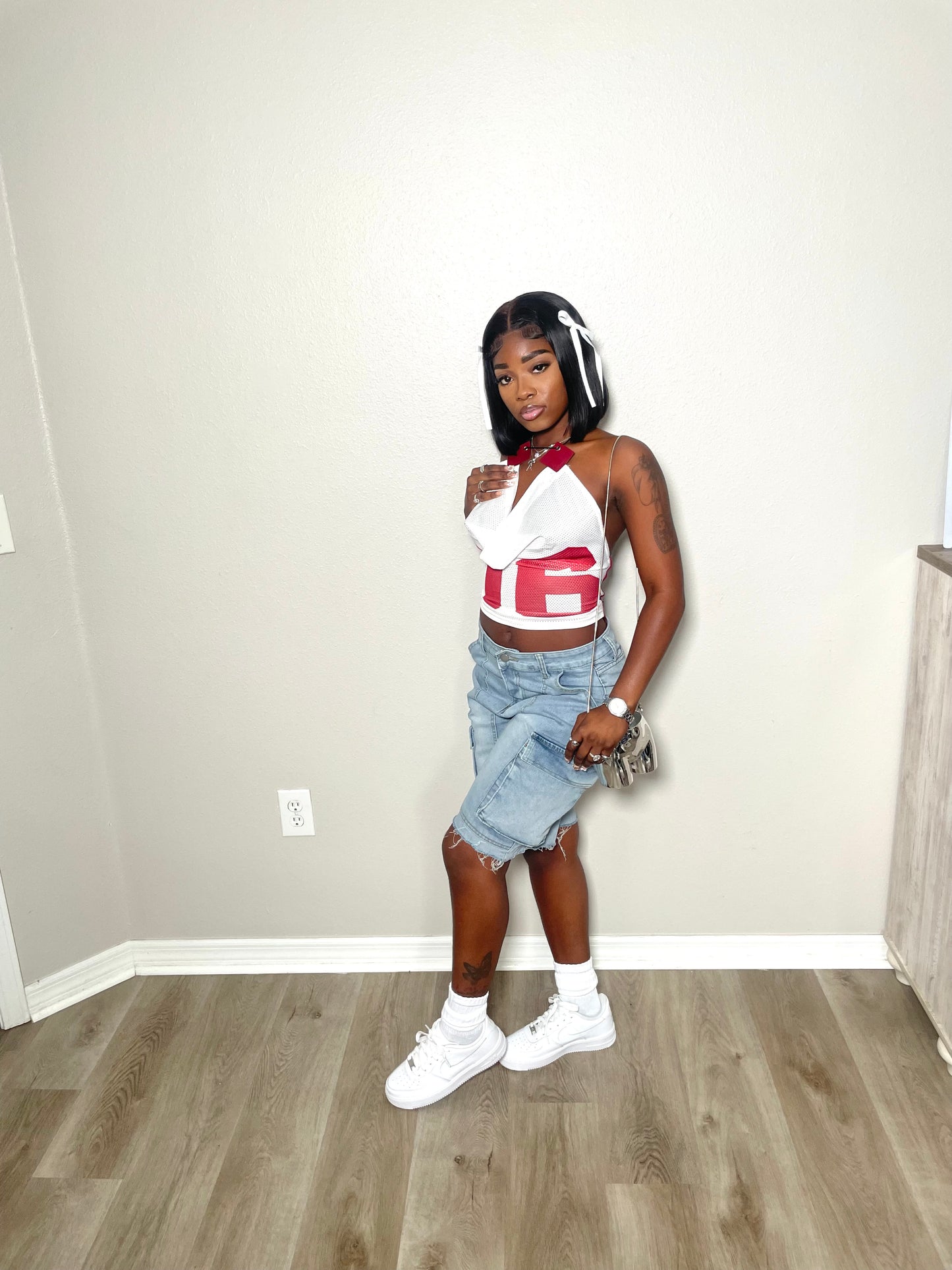Fashion Cargo Jean Shorts