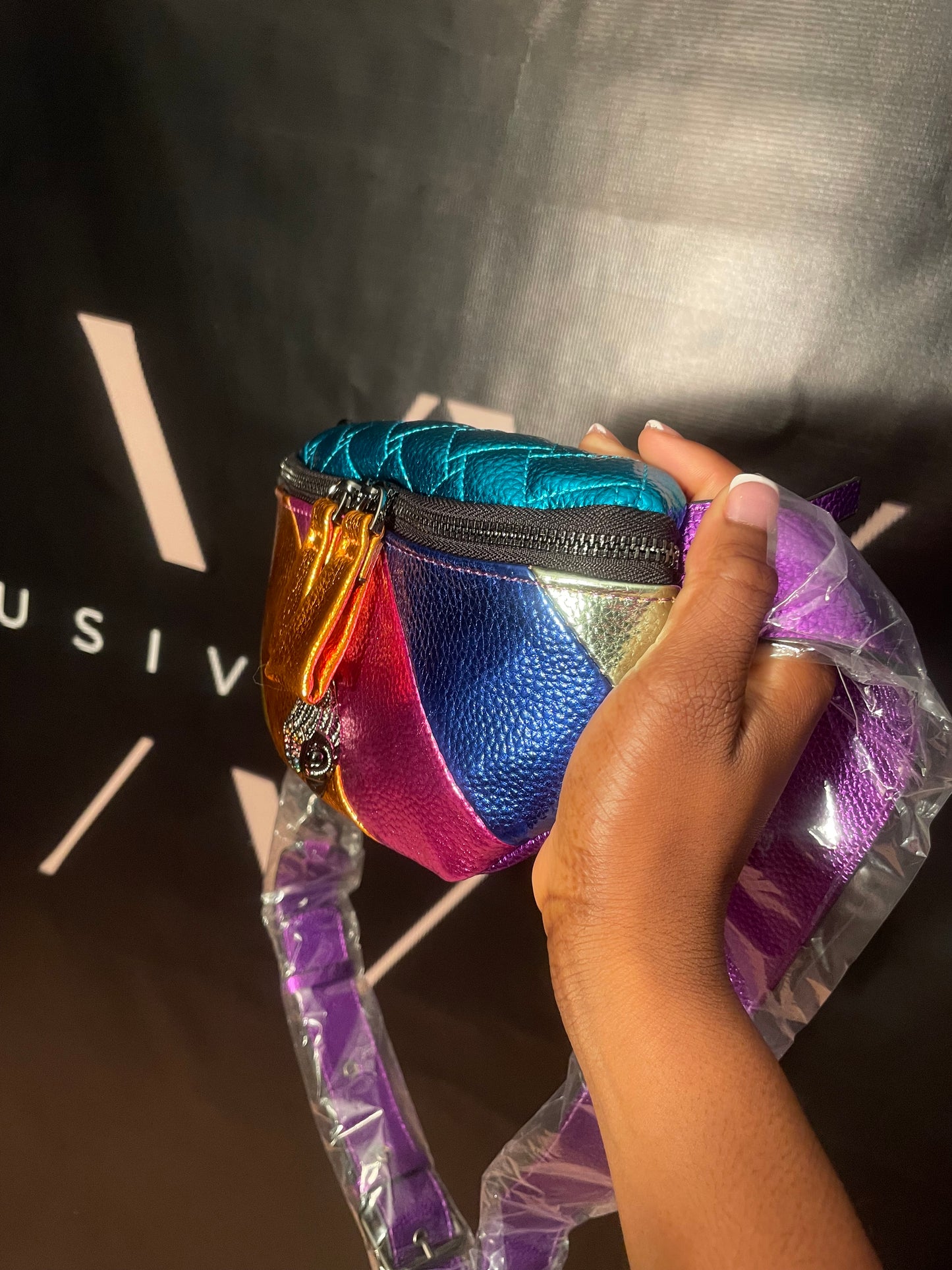 Rainbow Crossover Bag