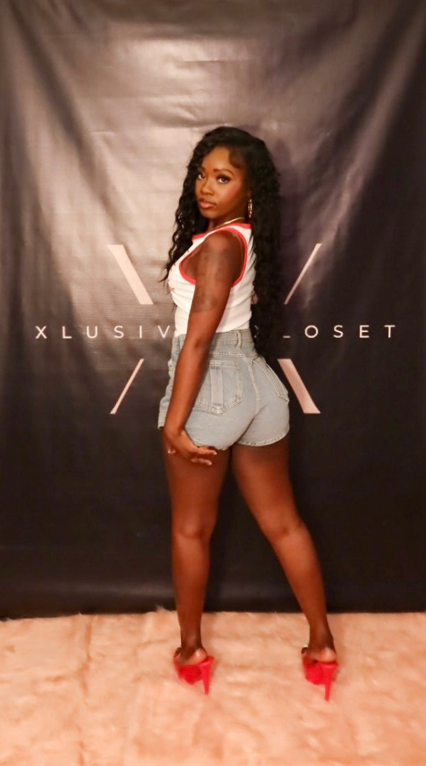 Denim Skort