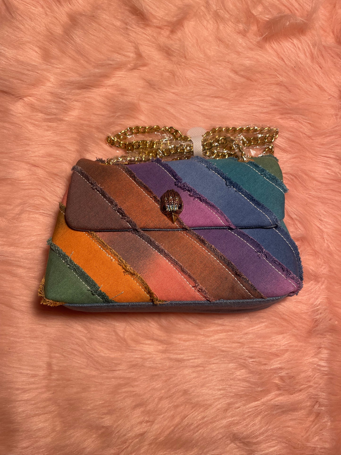 Unique Demin Rainbow Bag