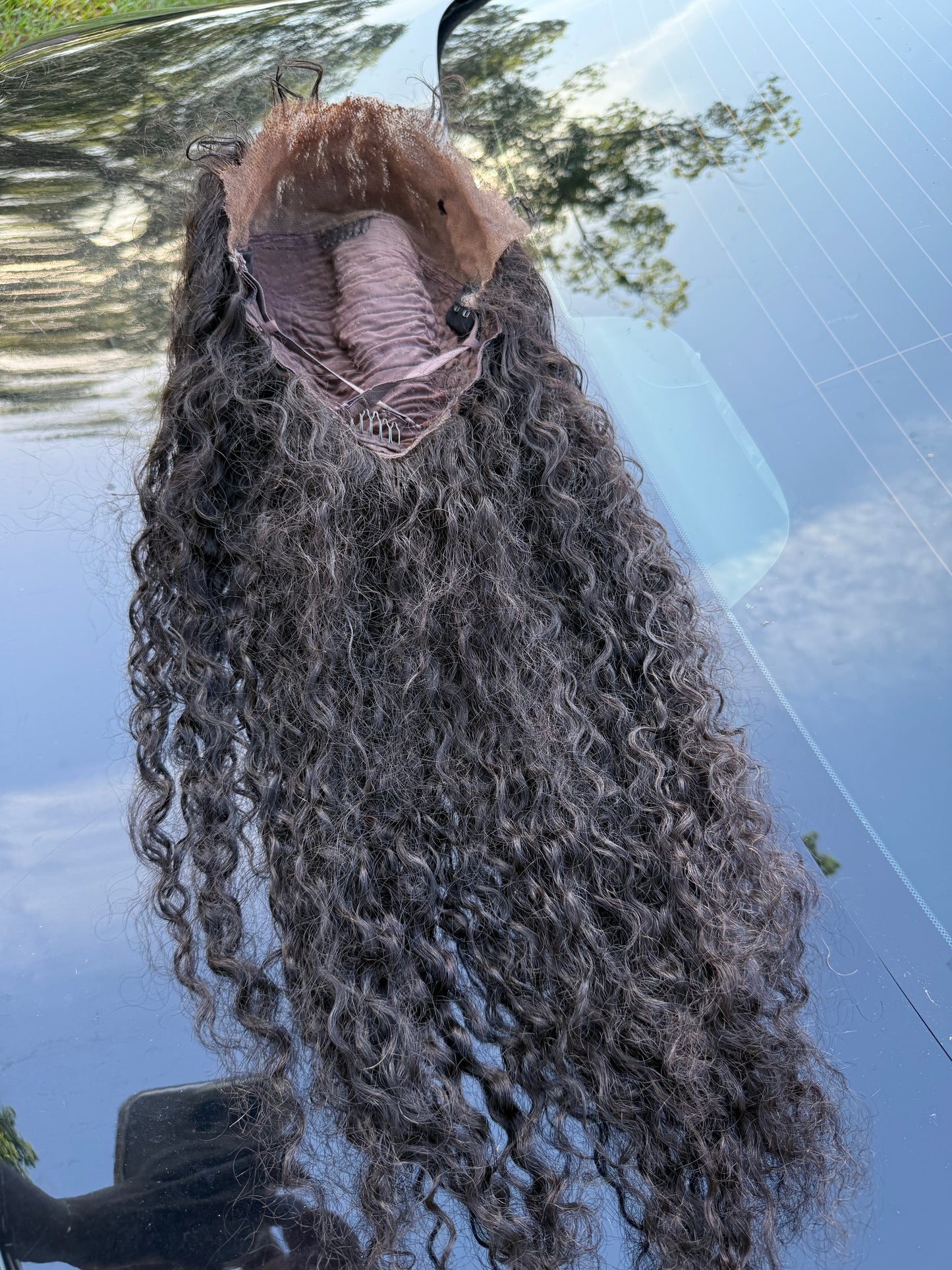 28” Deep Wave 13x4 Transparent Wig