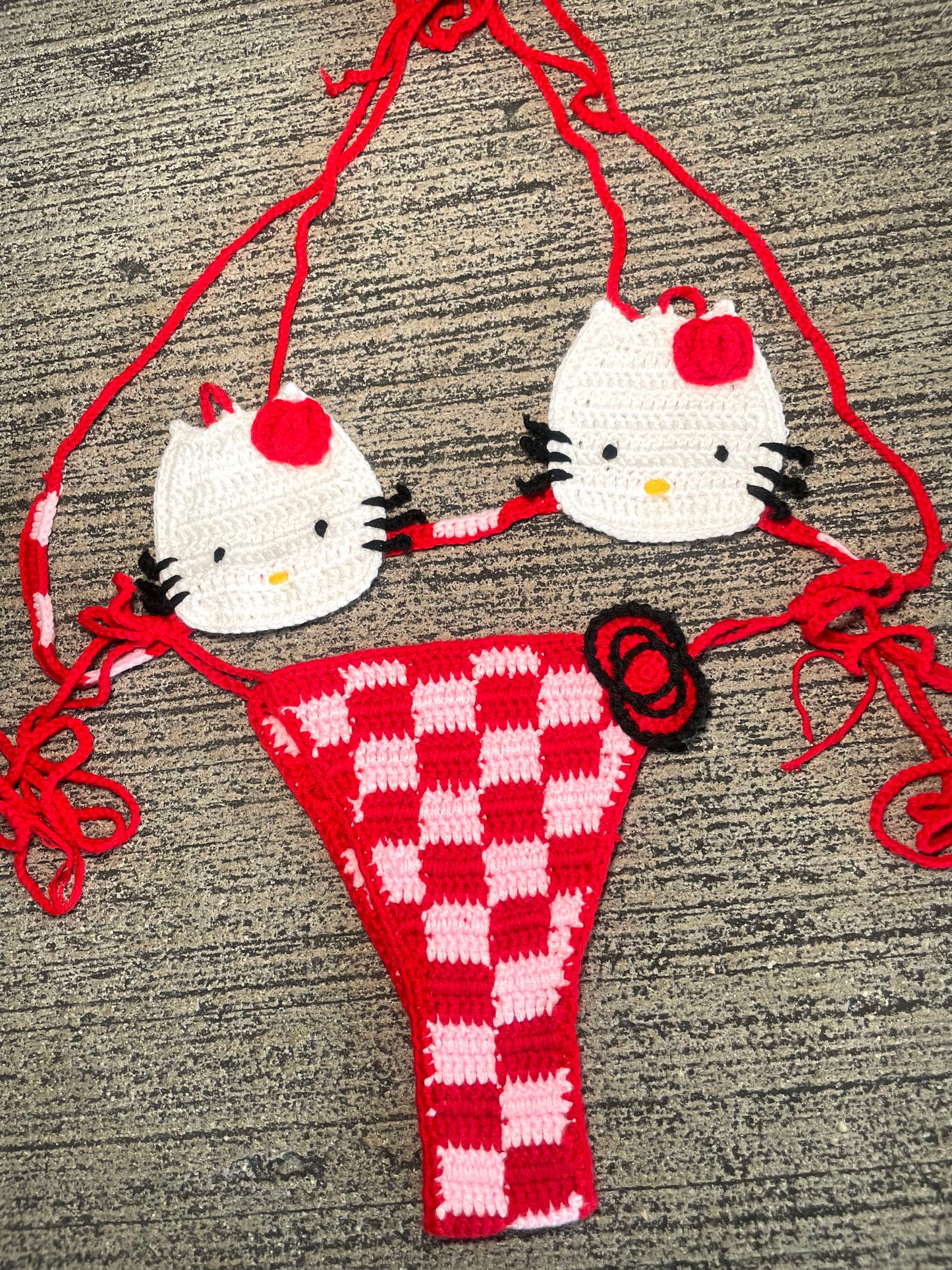 Hello Kitty Crochet Swimset