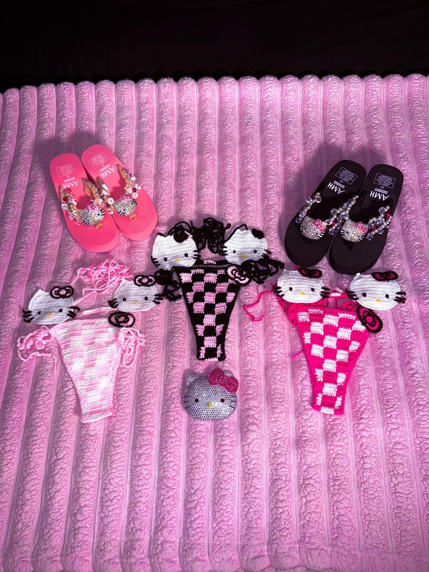 Hello Kitty Crochet Swimsuit