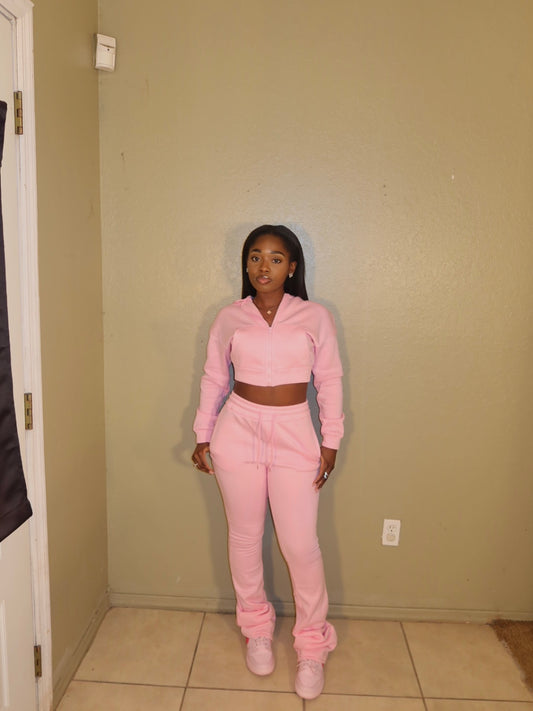 Beary Cutesy Stacked Pant Set