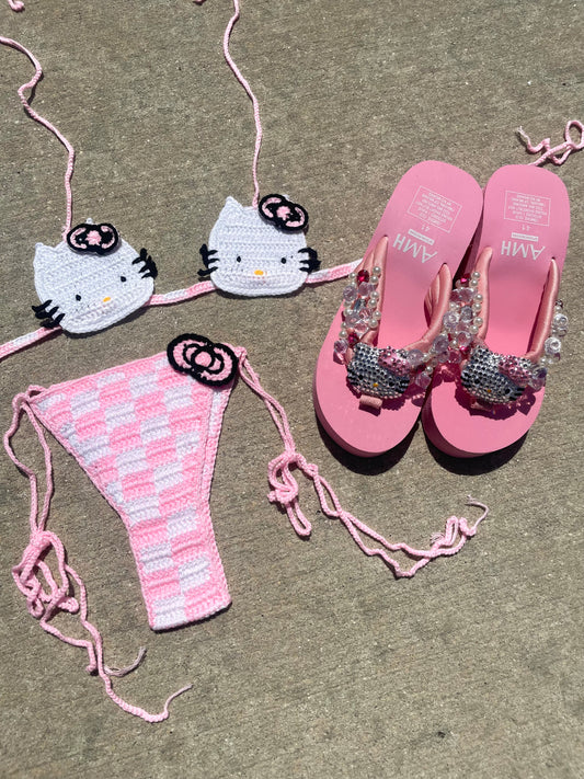 Hello Kitty Crochet Swimset